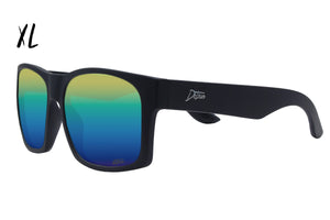 Big Kahuna XL - Matte Black - Blue Gold Gradient Polarized