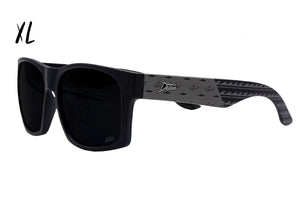 Big Kahuna XL - Sharks & Stripes Blackout - Jet Black Polarized