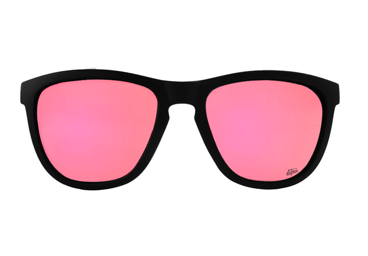 Matte Black - Pink Lemonade Lens Polarized - Essentials