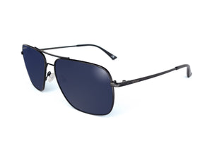 Coastal - Matte Black - Blue Gradient Polarized