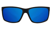 Breach XL - Matte Black - Deep Blue Polarized ANSI Z87+