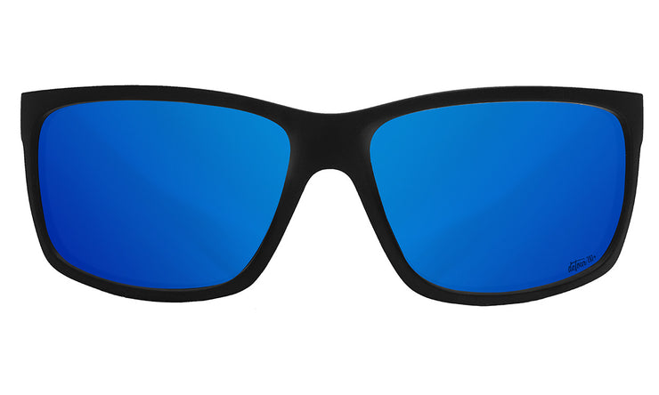 Breach XL - Matte Black - Deep Blue Polarized ANSI Z87+