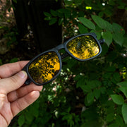 Floaties XL - Matte Black - 24K Gold Lens Polarized