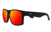 Big Kahuna - Matte Black - Red Sunset Polarized