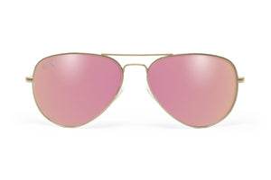 Oro - Lente Rosa Polarizada - Oasis