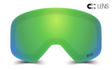 PowPow Snow - Lente HI-FI de repuesto - Base rosa verde intenso