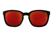 Cabana XL - Matte Black - Red Sunset Polarized