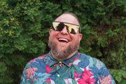 Tidal Wave XL - Matte Black - 24K Gold Lens Polarized