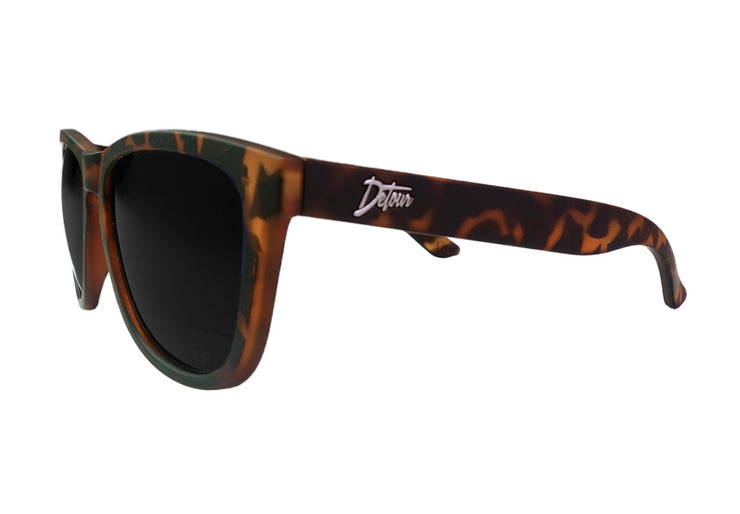 Matte Tortoise Shell - Jet Black Lens Polarized - Essentials