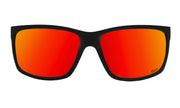 Breach - Matte Black - Red Sunset Polarized ANSI Z87+