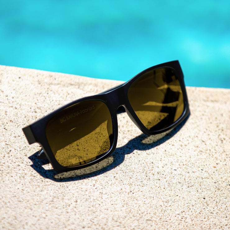 Big Kahuna - Matte Black - Yellow Polarized