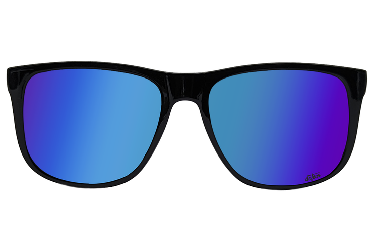 Eminence - Clean Black- Deep Blue Lens Polarized