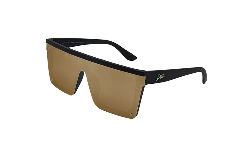 Tidal Wave - Matte Black - 24K Gold Lens Polarized