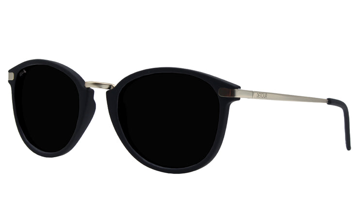 Boardwalk - Matte Black/Matte Gold - Jet Black Polarized