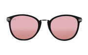 Boardwalk - Matte Black/Silver - Rose Pink Polarized