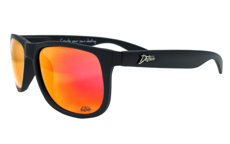 Eminence - Matte Black - Red Sunset Lens Polarized - Eminence