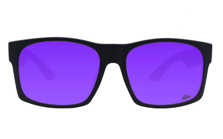 Big Kahuna - Matte Black - Purple Polarized