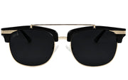 Gloss Black Gold - Jet Black Lens Polarized - Castaway