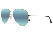 Gold - Sky Blue Lens Polarized - Oasis