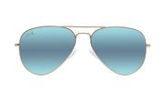 Gold - Sky Blue Lens Polarized - Oasis