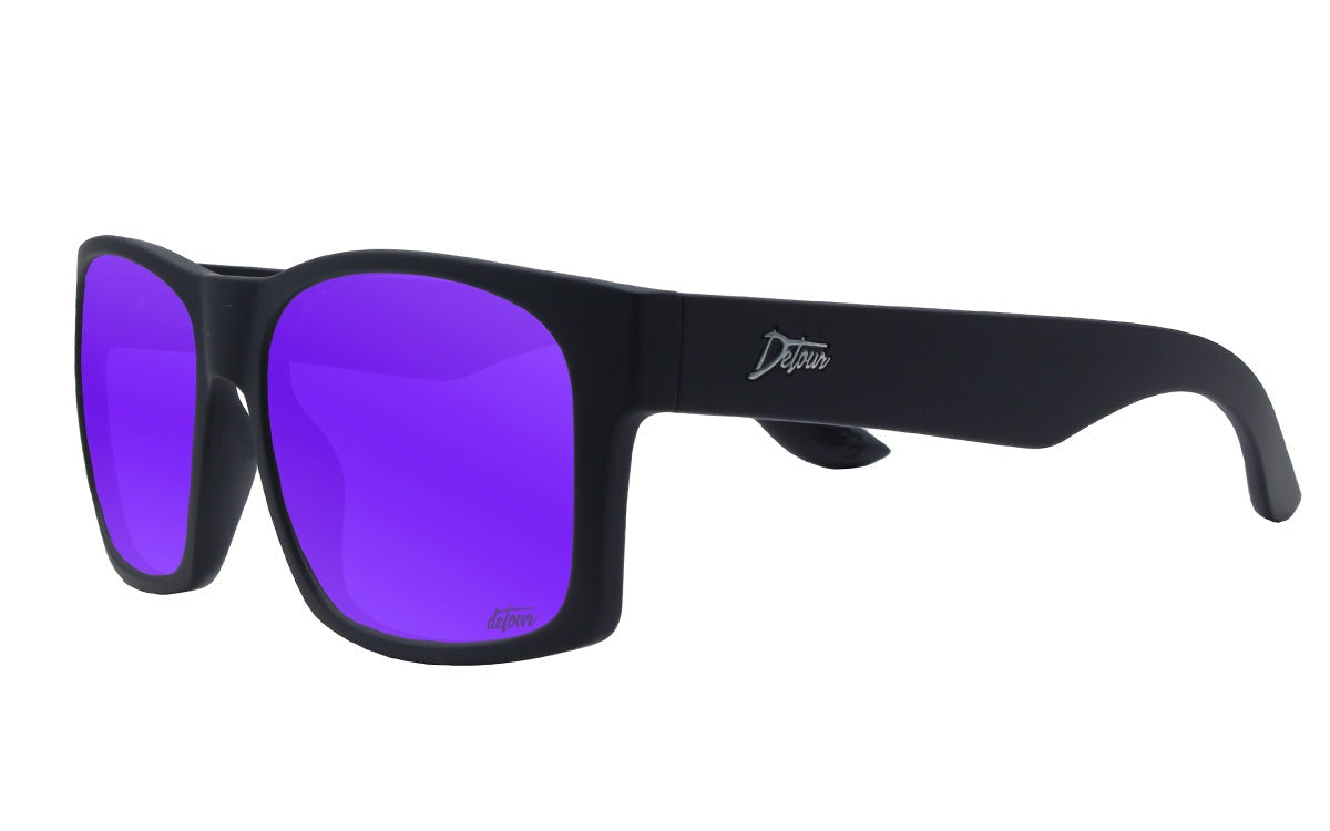 Big Kahuna - Matte Black - Purple Polarized