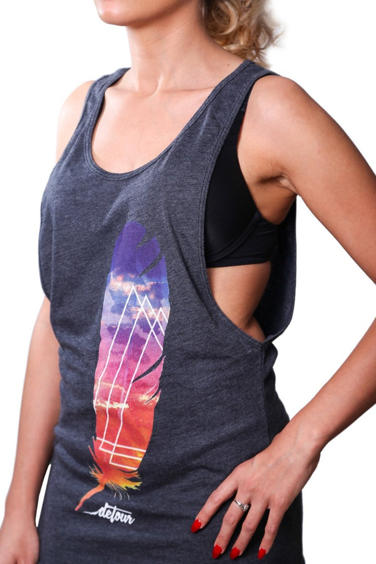 Womens Tanks - Feather Tank